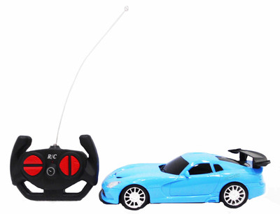 

Emob RC Operated High Speed American Super Racing Car - Sky Blue(Multicolor)