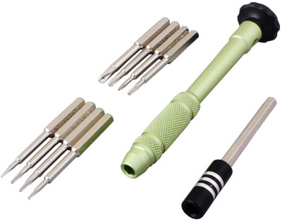 

Asraw Aluminium Alloy deep screwdriver Set Impact Screwdriver Set, Black