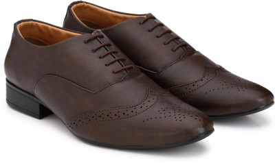 

Prolific Brogue Lace Up For Men(Brown
