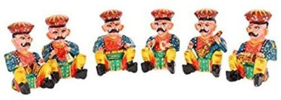 

Earth Ro System bawla set Decorative Showpiece - 5 cm(Wooden, Multicolor)