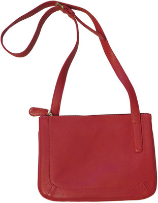 

Bhoomija Girls Casual Pink Genuine Leather Sling Bag