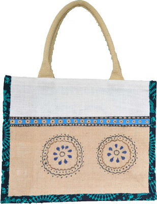 

pentacrafts Women Casual Multicolor Jute Hand-held Bag
