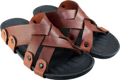 Flute Slippers, Tan