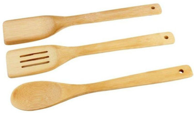 

DLD Wooden Serving Spoon Set(Pack of 3)