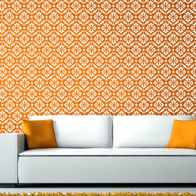 

Arhat Stencils DAMASK ASR-E181 GLOSSY PVC (Wall Décor & Art) Stencil(Pack of 1, DAMASK)