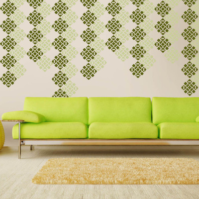 

Arhat Stencils DAMASK ASR-E161 GLOSSY PVC (Wall Décor & Art) Stencil(Pack of 1, DAMASK)
