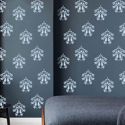 

Arhat Stencils DAMASK ASR-E152 GLOSSY PVC (Wall Décor & Art) Stencil(Pack of 1, DAMASK)