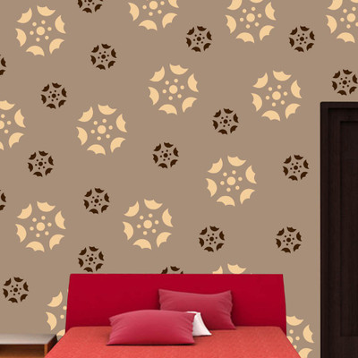 

Arhat Stencils DAMASK ASR-E171 GLOSSY PVC (Wall Décor & Art) Stencil(Pack of 2, DAMASK)
