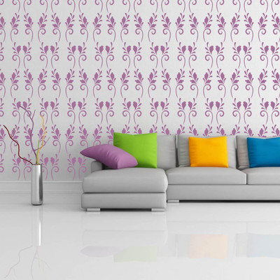 

Arhat Stencils FLORAL ASR-E204 GLOSSY PVC (Wall Décor & Art) Stencil(Pack of 2, FLORAL)