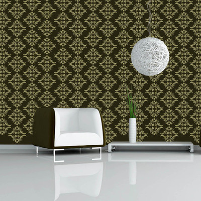 

Arhat Stencils DAMASK ASR-E150 GLOSSY PVC (Wall Décor & Art) Stencil(Pack of 1, DAMASK)