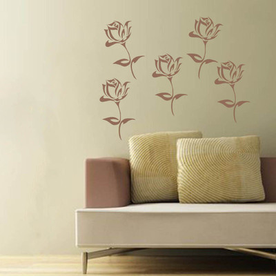 

Arhat Stencils FLORAL ASR-E191 GLOSSY PVC (Wall Décor & Art) Stencil(Pack of 1, FLORAL)
