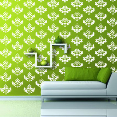 

Arhat Stencils DAMASK ASR-E179 GLOSSY PVC (Wall Décor & Art) Stencil(Pack of 1, DAMASK)
