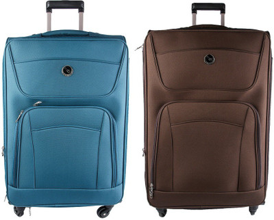 

EMBLEM Sigma 2pcs combo Expandable Check-in Luggage -  inch(Multicolor