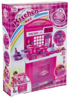 

vbenterprise Kitchen Set Toy Accessory(NA Pink)