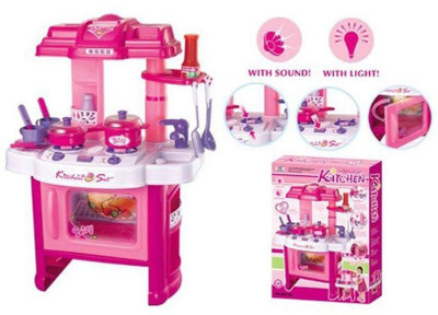 

vbenterprise Kitchen Set Toy Accessory(NA Pink)