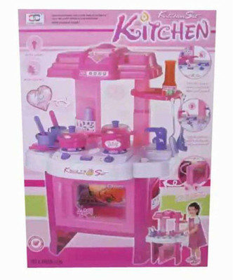 

vbenterprise Kitchen Set Toy Accessory(NA Pink)