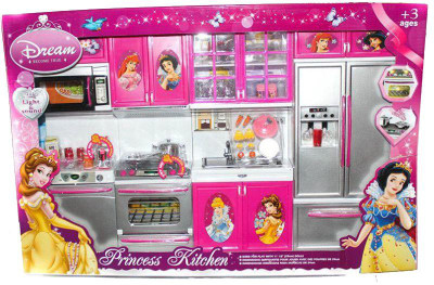 

vbenterprise Kitchen Set Toy Accessory(NA Pink)