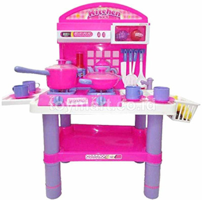 

vbenterprise Kitchen Set Toy Accessory(NA Pink)