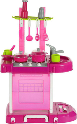 

vbenterprise Kitchen Set Toy Accessory(NA Pink)