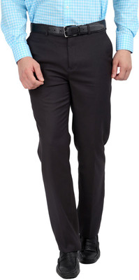 INSPIRE Slim Fit Men Grey Trousers