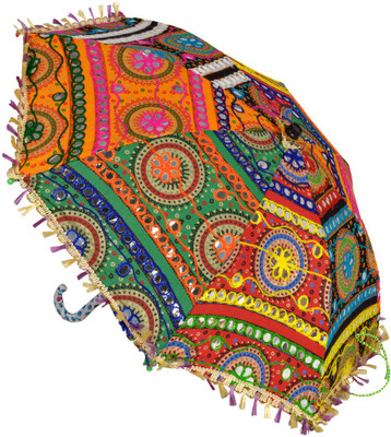 

Lal Haveli Wedding Decoration Small Size Sun Sun Umbrella(Multicolor)