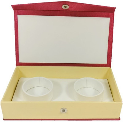 

Addyz Kangan Chudi Bangle small Travel Case Makeup Vanity Box(Maroon)