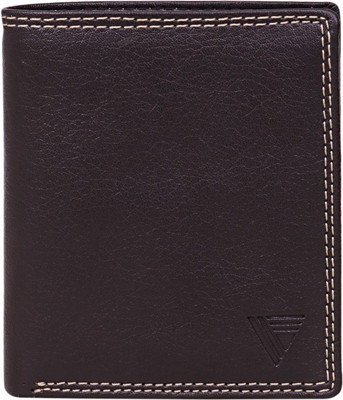 

Vermello Men Brown Artificial Leather Wallet(7 Card Slots)