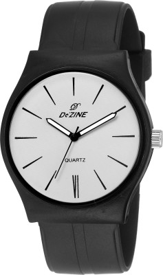 Dezine DZ-GR089-WHT-BLK Analog Watch  - For Men   Watches  (Dezine)