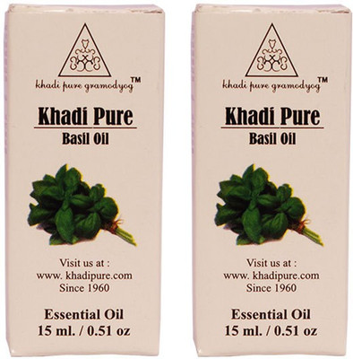 

Khadi Pure Basil Oil Essential(30 ml)