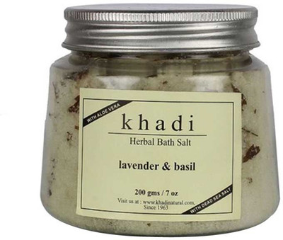 Khadi Natural Lavender & Basil Bath Salt(200 g)