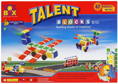 

HALO NATION Toysbox Talent Blocks (Big) - Create Cars , Spaceships , Castles , Furniture & 50+ models(Red)