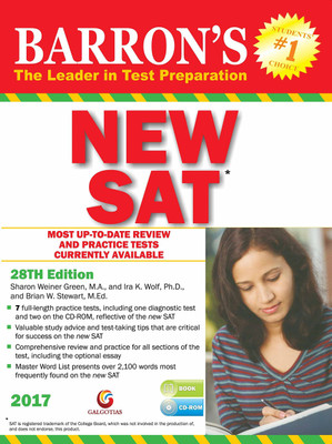 BARRON's NEW SAT, 28th edn.(English, Paperback, Sharon Welner Green, Ira K. Wolf, Brain W. Stewart)