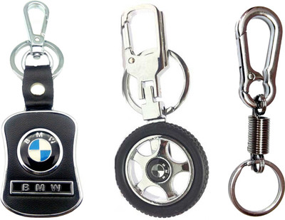

City Choice New Combo of BMW Hook Locking Key Chain(Multicolor)