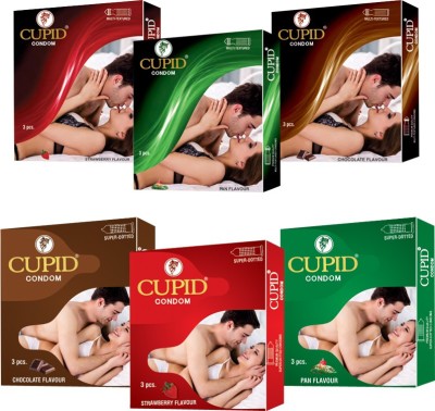 Flipkart - CUPID MIXED FLAVORED Condom(Set of 3, 30S)