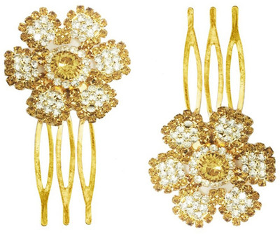 

AccessHer Jooda Pin For Girls And Women Hair Pin(Gold)