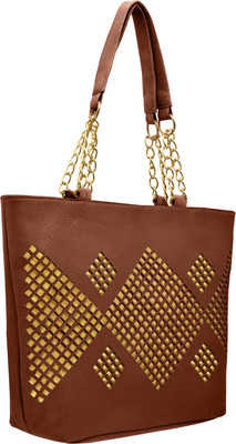 

tap fashion Shoulder Bag(Brown)
