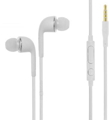 

Snehi EHS64 Wired Headset with Mic(White, In the Ear)