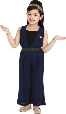 

Hunny Bunny Solid Girls Jumpsuit, Navy blue