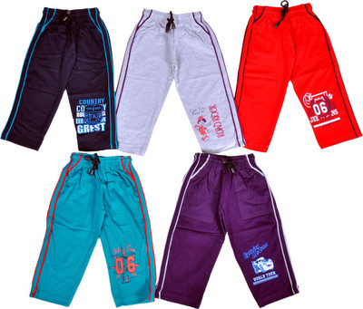 

1LY GARMENTS Track Pant For Boys(Red, Pack of 5