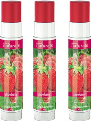 

Avon Anew Naturals Strawberry Lip Balm (set of 3) Fruity(Pack of: 3, 13.5 g)