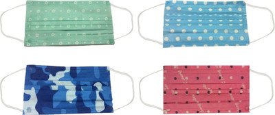 

Blinkin Print-17 Anti-pollution Mask(Multicolor, Pack of 4