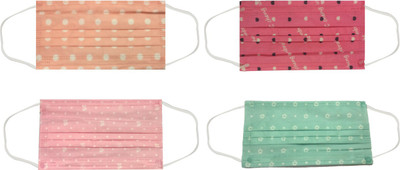 

Blinkin Dust Anti-pollution Mask(Multicolor, Pack of 4