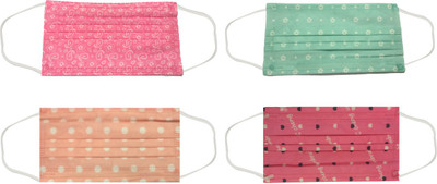 

Blinkin Print-14 Anti-pollution Mask(Multicolor, Pack of 4