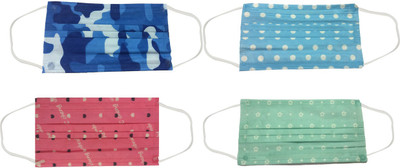 

Blinkin Print-19 Anti-pollution Mask(Multicolor, Pack of 4