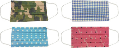 

Blinkin Print-4 Anti-pollution Mask(Multicolor, Pack of 4