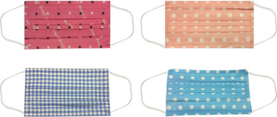 

Blinkin Print-8 Anti-pollution Mask(Multicolor, Pack of 4