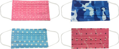 

Blinkin Print-3 Anti-pollution Mask(Multicolor, Pack of 4
