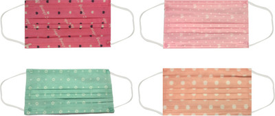 

Blinkin Print-12 Anti-pollution Mask(Multicolor, Pack of 4