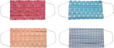 

Blinkin Print-10 Anti-pollution Mask(Multicolor, Pack of 4