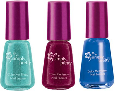 

Avon Color Me Pretty Nail Enamel (set of 3) frosty blue-navy blue-maroon magic